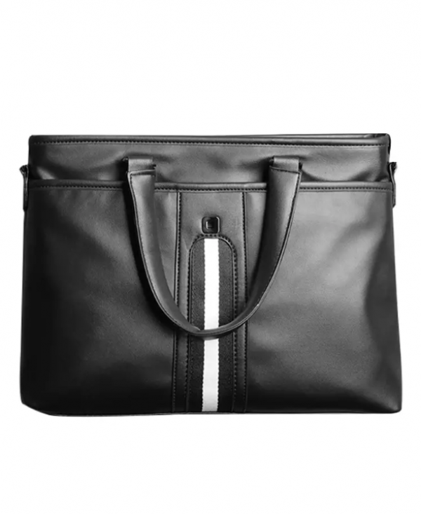 Tas kerja dengan pola garis-garis yang dinamis